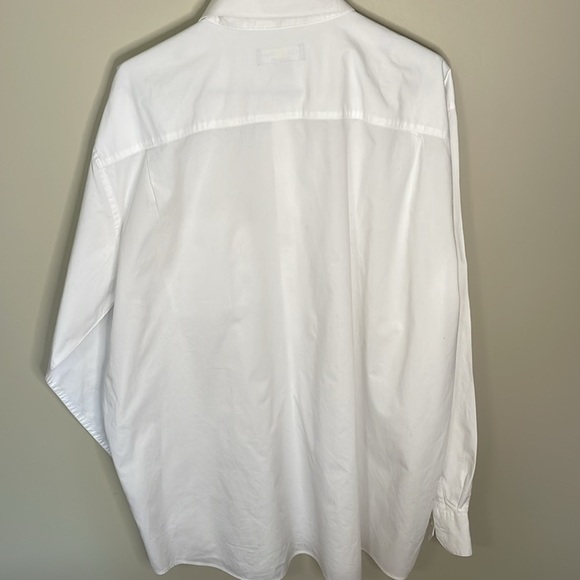 CLAIBORNE Men’s XLT White Cotton Long Sleeve Button Down Shirt Wardrobe Staple - Picture 6 of 10